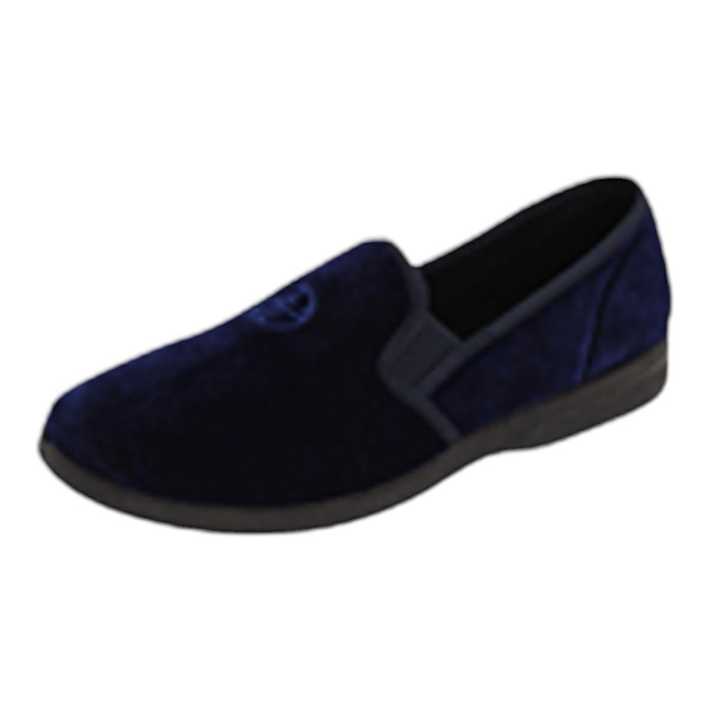 NWT Mens Foamtreads Glendale Navy Slippers | Size 11